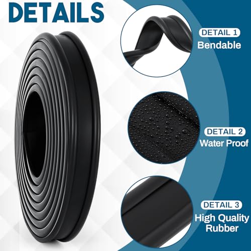 Datanly 2 Inch Fuel Tank Strap Isolator 6 Feet Length Gas Tank Seal Strap Insulator Rubber for Most Semi Trucks - Image 3