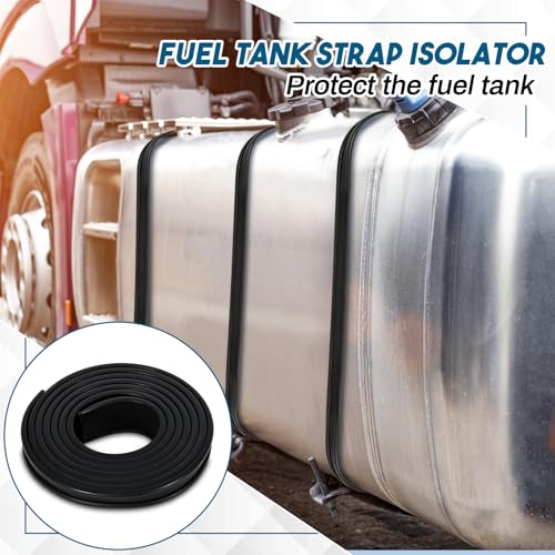 Datanly 2 Inch Fuel Tank Strap Isolator 6 Feet Length Gas Tank Seal Strap Insulator Rubber for Most Semi Trucks - Image 4