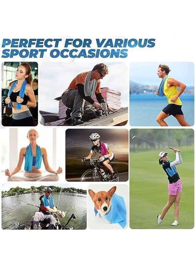 Cooling towel for sports and exercises - quick cooling towel - suitable for running, gym and outdoor activities - Image 3