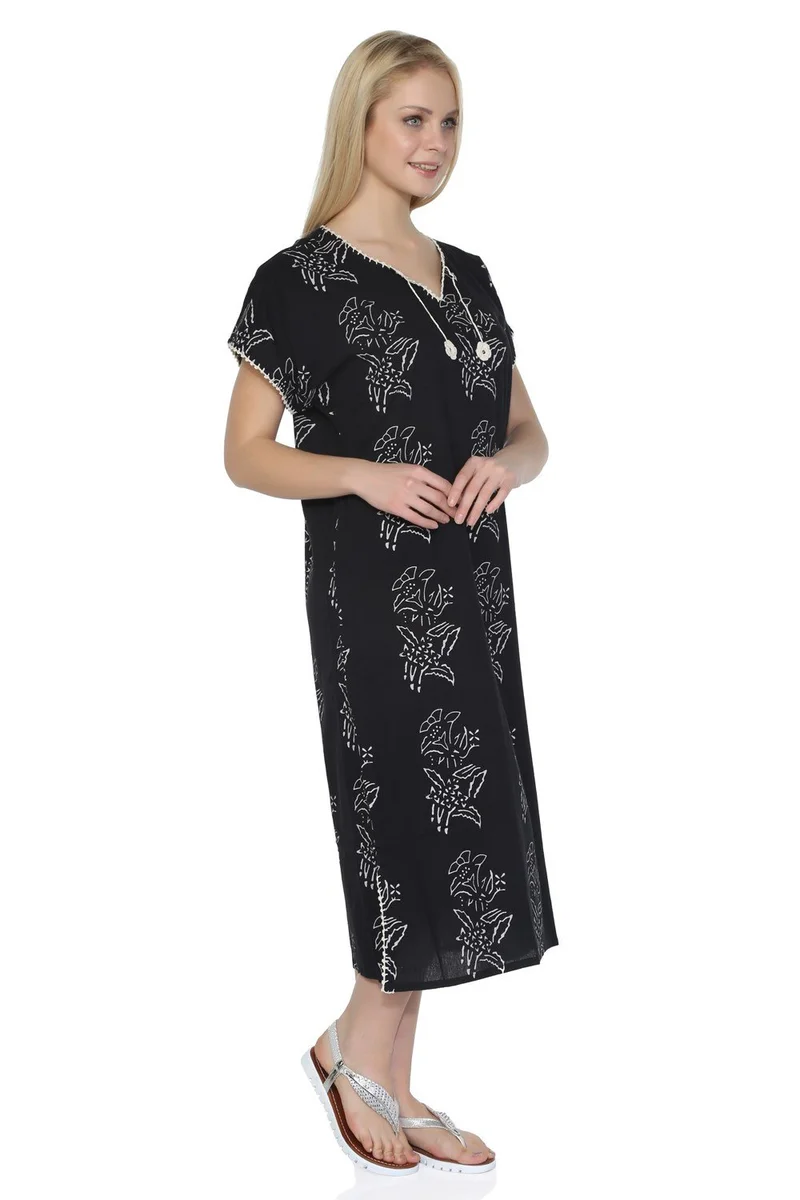Eliş Şile Bezi Floral Print Dress