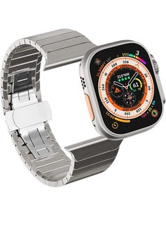 Replacement Band For Apple Watch Series 1/2/3/4/5/6/7/8 ultra SE 42/44/45/49 mm Silver