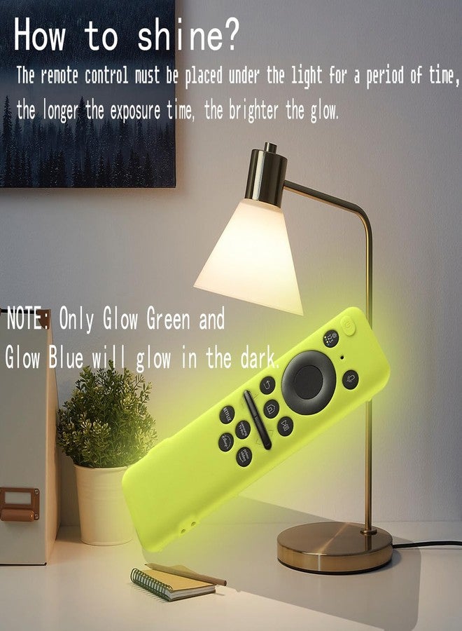 AKSHFETH Silicone Case for Samsung TV Remote 2023 Model BN59-01432a BN59-01432J Silicone Case Samsung Solar Cell 2023 8K Neo QLED HDR Smart TV Silicone Cover (Bright Green) - Image 3