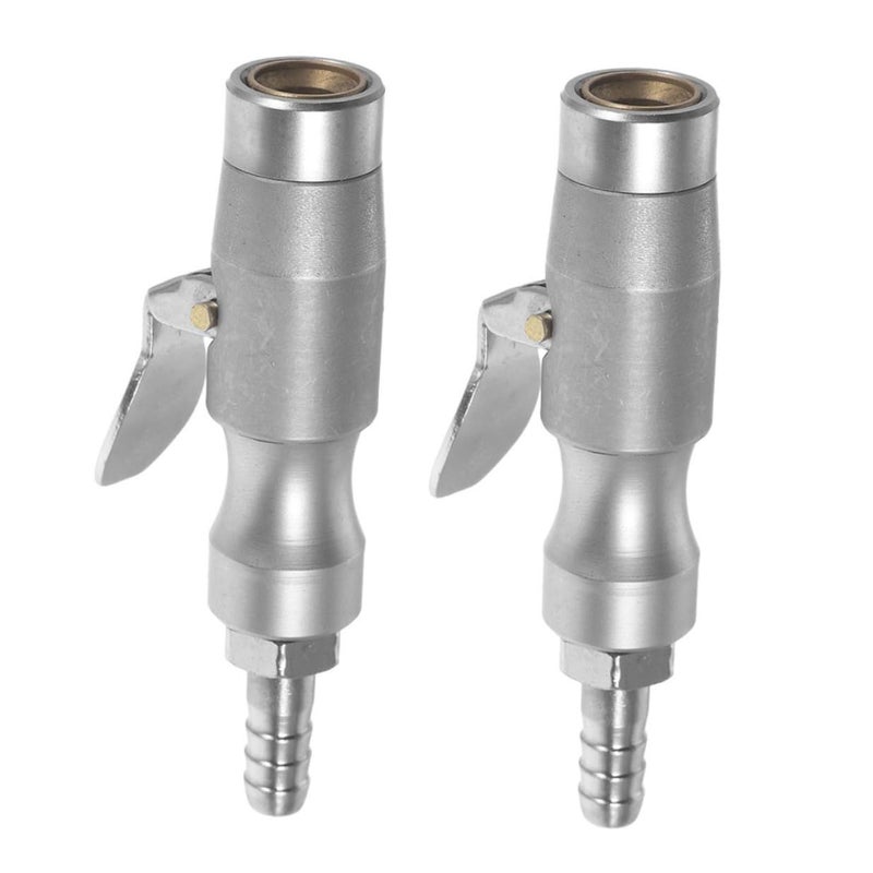 Patkau 2Pcs Self Locking Tire Air Chuck Quick Connect Copper Inflator Nozzle - Image 2