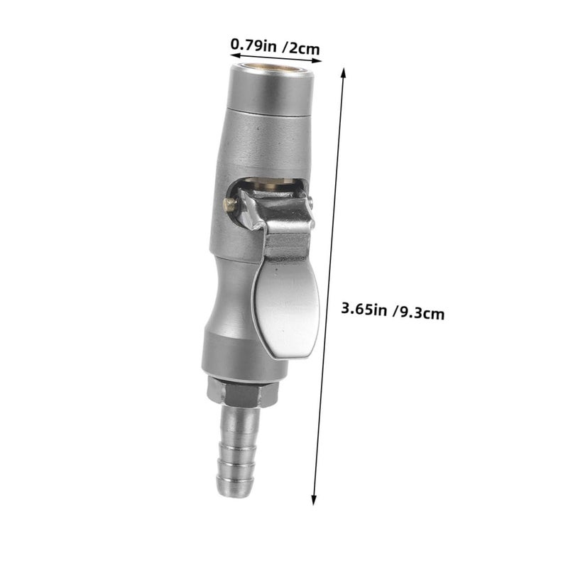 Patkau 2Pcs Self Locking Tire Air Chuck Quick Connect Copper Inflator Nozzle - Image 3