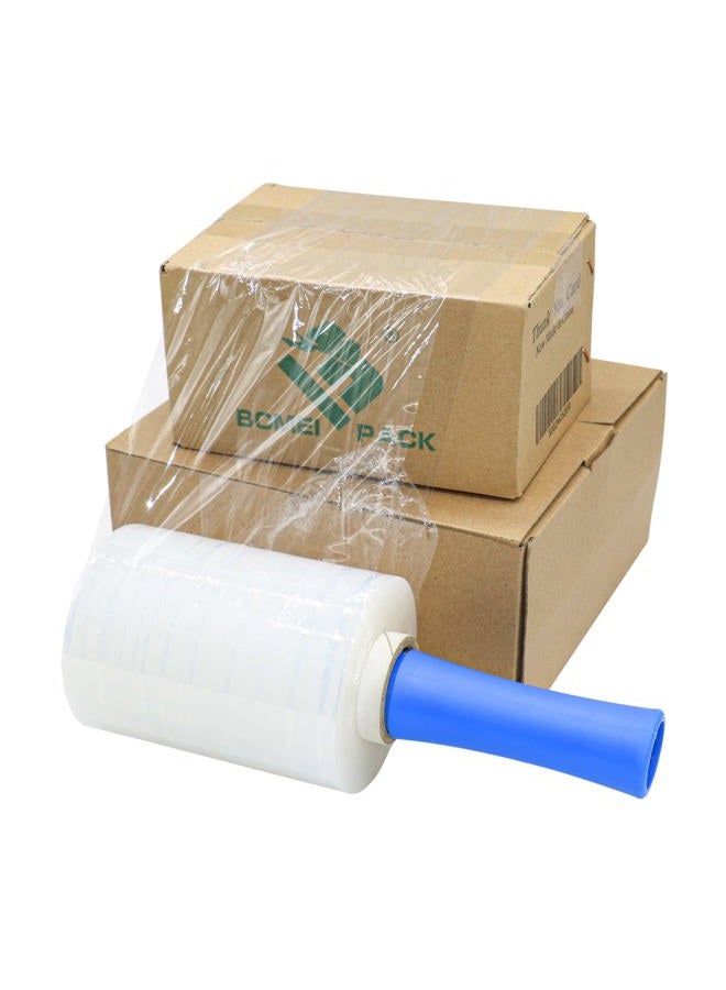 BOMEI PACK 2 Plastics Industrial Mini Stretch Wrap Film Replacement 5" x 1000ft Roll, 80 Gauge for Moving, ing Wrap Industrial Strength- Self Adhering aging Heavy Duty, - Image 2