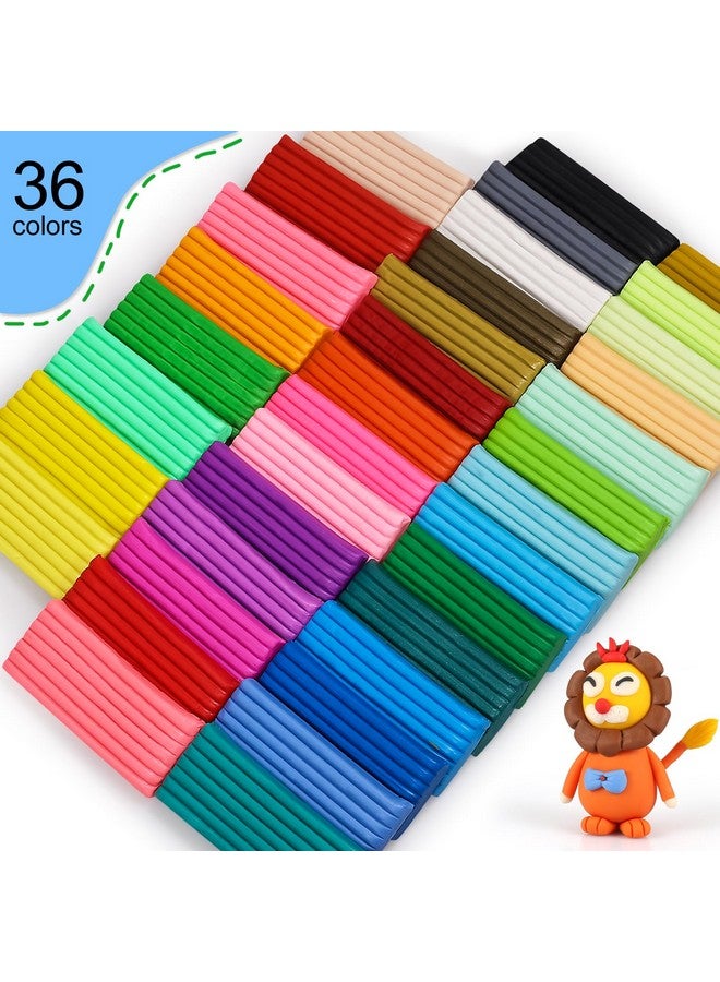 CiaraQ Polymer Clay 36 Colors, Modeling Clay Starter Kits For Kids, Oven Baked Model Clay With Sculpting Tools, Safe And Non-Toxic, Great For Children And Artists - Image 2