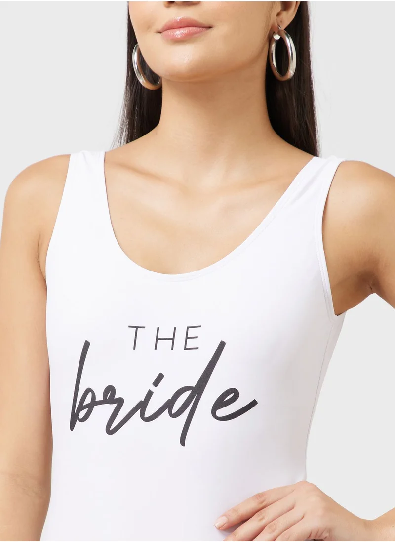 Ginger Ray Swimsuit - The Bride - White - M