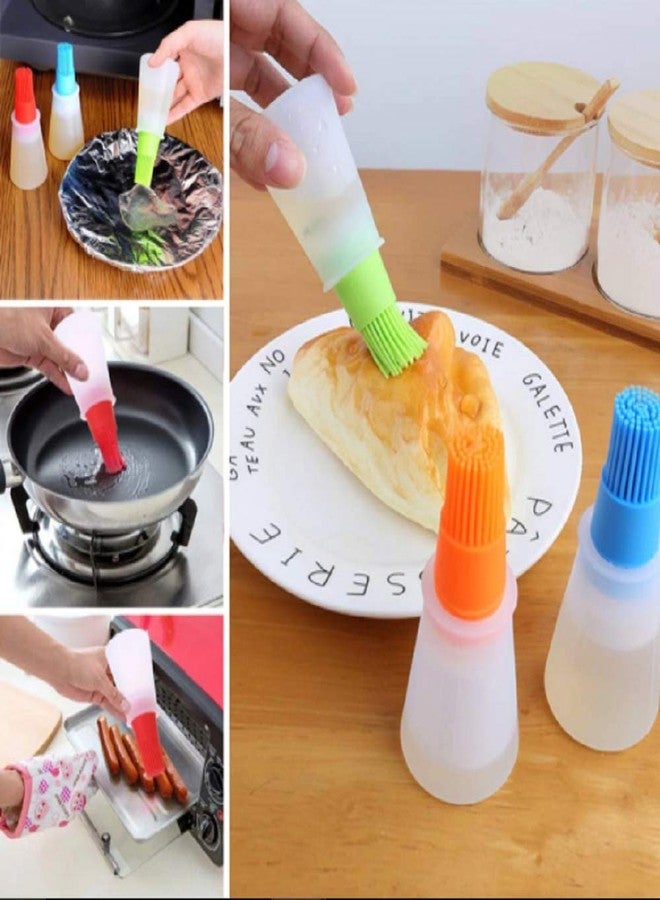 IVAR Silicone Oil Bottle Brush Oil Dispenser Bottle Brush Basting BBQ Barbecue Cooking Gadget Baking Pancake Grill Brush - Image 1