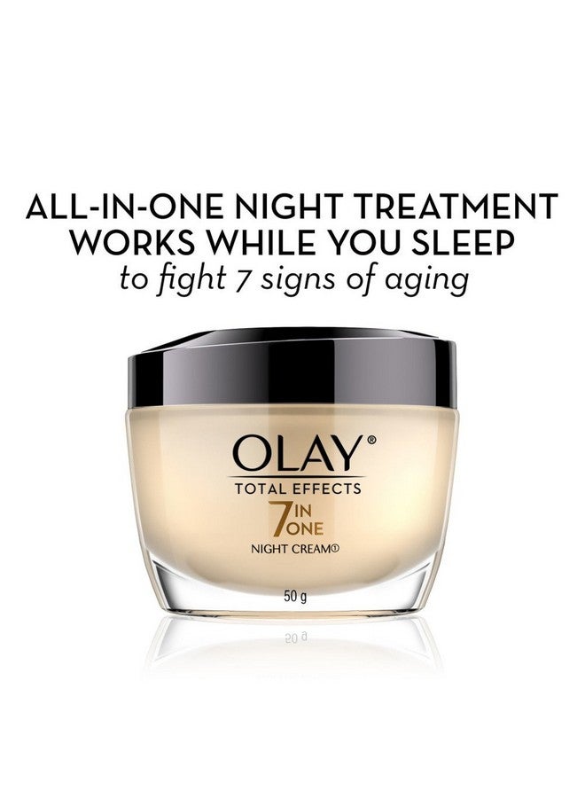 كريم ليلي مرطب للوجه 7 في 1 من توتال إفكتس مع فيتامين E B3 وPro B5، 1.7 أونصة - Image 2