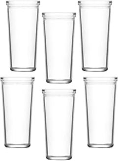 LAV NATURA Glass / 200 cc - 6.75 Oz / 6 Pcs/Elegant design, Trusted Brand, Attractive shape of Tea, Water, Soft Drink & Medium amounts of Juices/High Quality Materials
