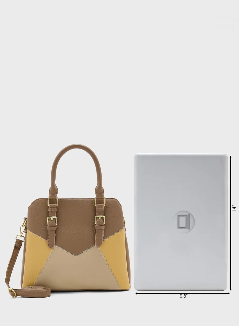 ELLA Color Block Satchel