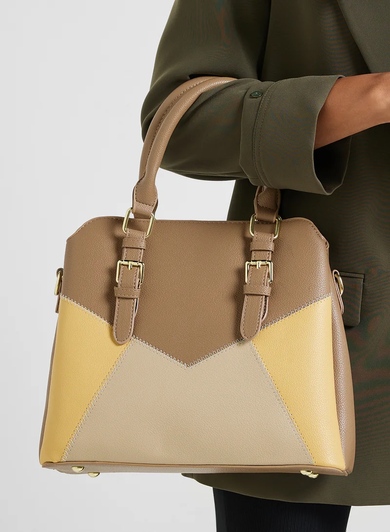 ELLA Color Block Satchel