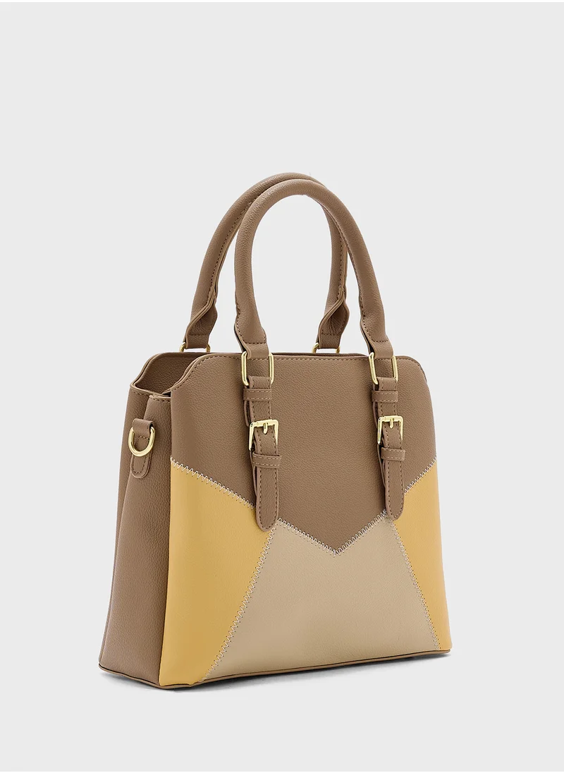 ELLA Color Block Satchel