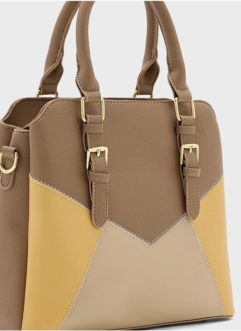 ELLA Color Block Satchel
