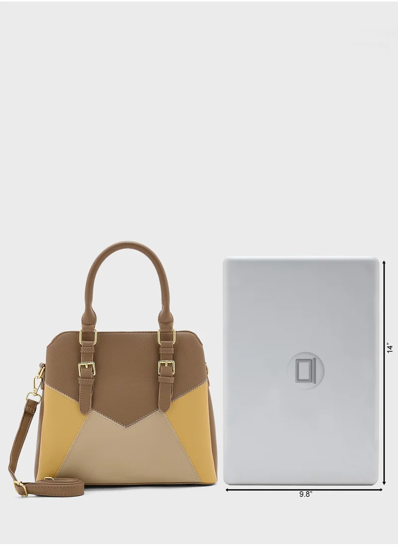 ELLA Color Block Satchel