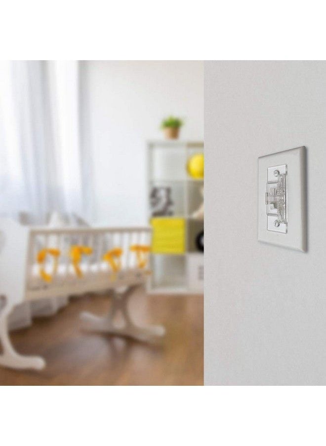 ILIVABLE - Light Switch Guard Ilivable Child Proof Wall Switch Plate Protects Your Lights Or Circuits From Being Accidentally Turned On Or Off By Children And Adults (Clear) - Image 1
