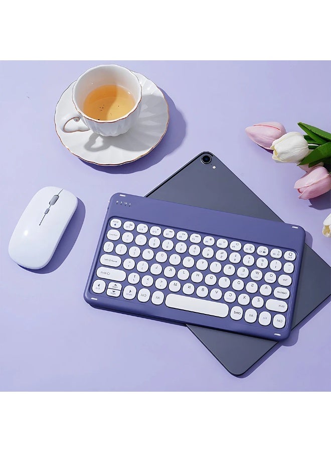 Portable Bluetooth keyboard And Mouse Set, Multi-Device Compatible - Image 2