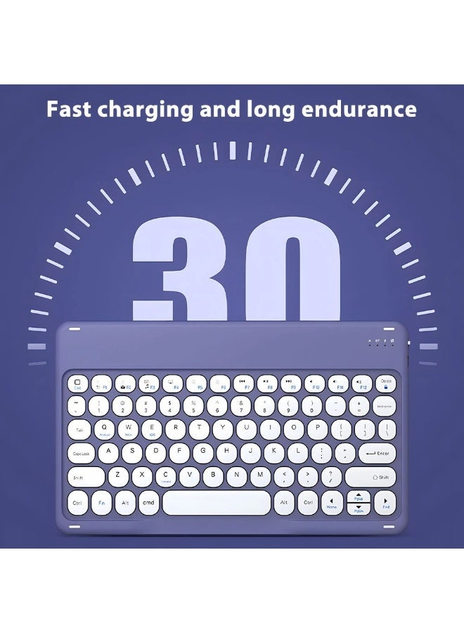 Portable Bluetooth keyboard And Mouse Set, Multi-Device Compatible - Image 5