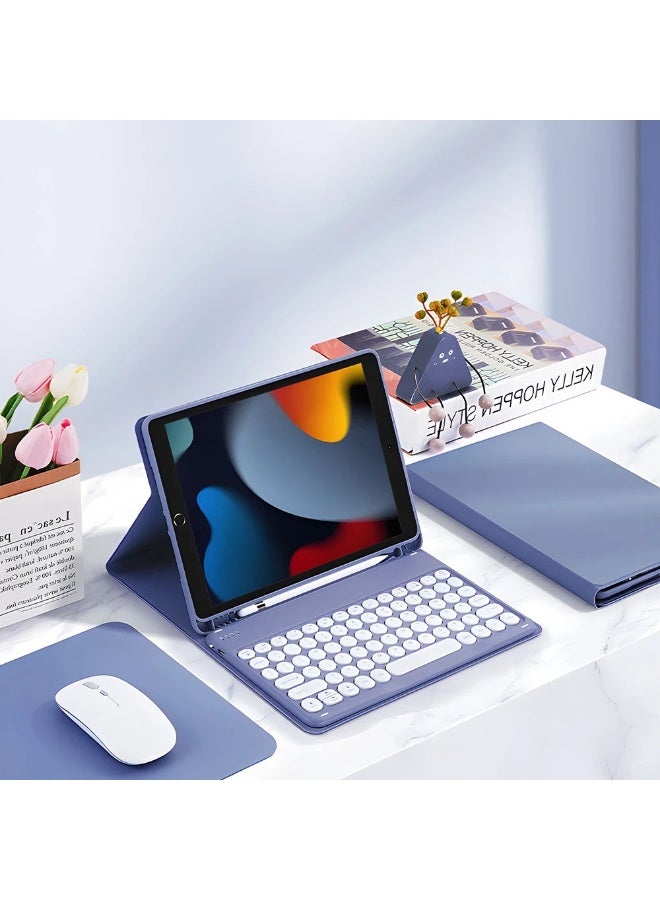 Portable Bluetooth keyboard And Mouse Set, Multi-Device Compatible - Image 4