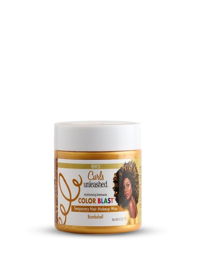 Curls Unleashed Color Blast Temporary Hair Makeup Wax with Moisturizing Beeswax, Bombshell, (6.0 oz) - Image 1