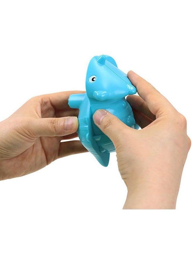 كيديتوس مكعب السرعة كيديتو ديناصور (ستيراكوصور) 2x2x3، لغز مكعب حيواني، لغز ديناصور ثلاثي الأبعاد، ألعاب تخفيف التوتر، ألعاب ألغاز للأطفال الصغار، ألعاب مونتيسوري للأطفال الصغار، أزرق - Image 3