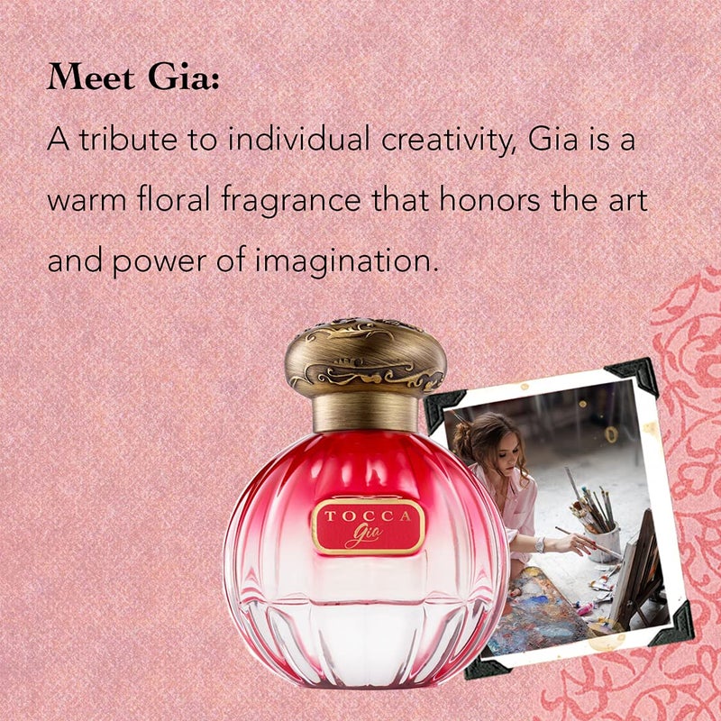 Tocca Women's Perfume, Gia Fragrance, 1.7oz (50 ml) - Warm Floral, Pink Peppercorn, Tangerine, Turkish Rose - Hand-Finished Bottle - Image 3