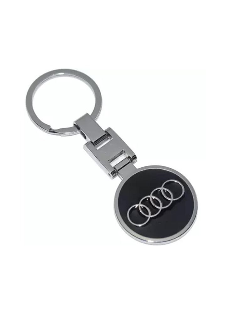 أودي سلسلة مفاتيح معدنية ثلاثية الأبعاد بشعار أودي مصنوعة من سبائك الزنك - Image 3