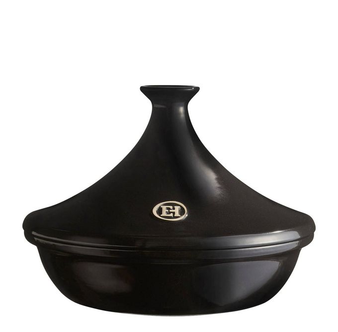 Emile Henry Made In France Flame Tagine, 2.1 quart, Charcoal - Image 1