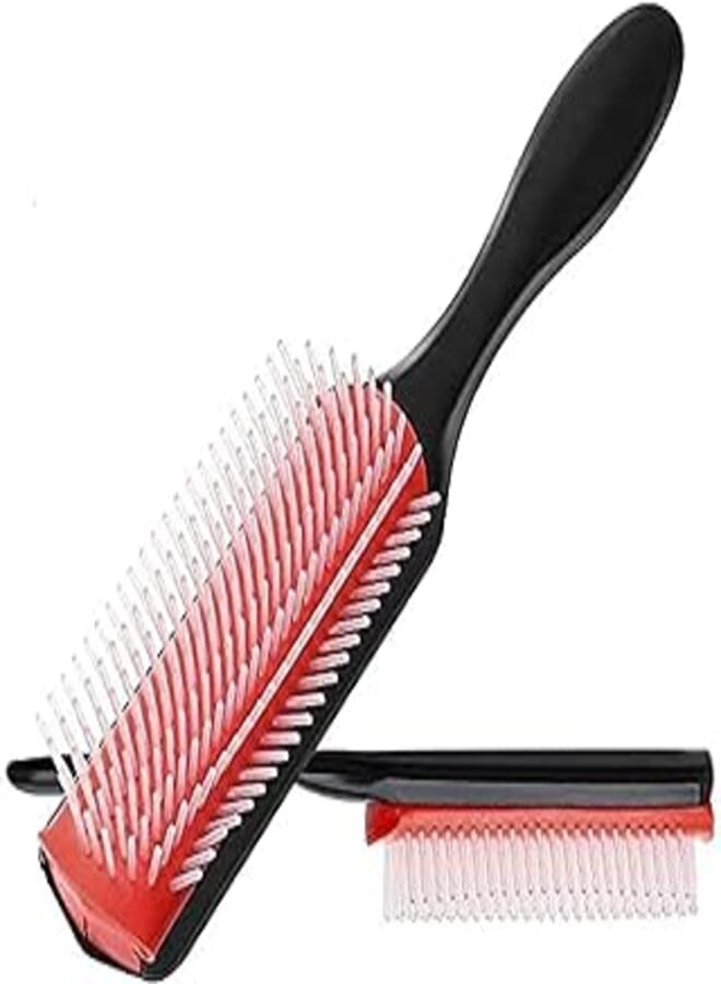 Row Detangling Hair Brush Rat Tail