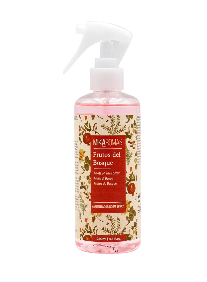 Mikaromas Room Spray  Forest Fruits, 250ml | Long-Lasting Home & Office Air Freshener | Sweet, Juicy & Fruity Berry Fragrance for Fresh, Inviting & Energizing Ambience - Image 2