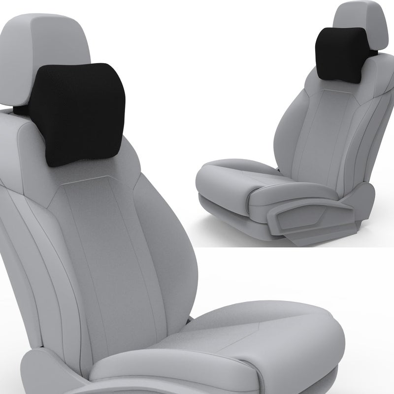RIPOSEV Memory Foam Car Neck Rest Pillow, for Comfortable Car Rides, - Image 1