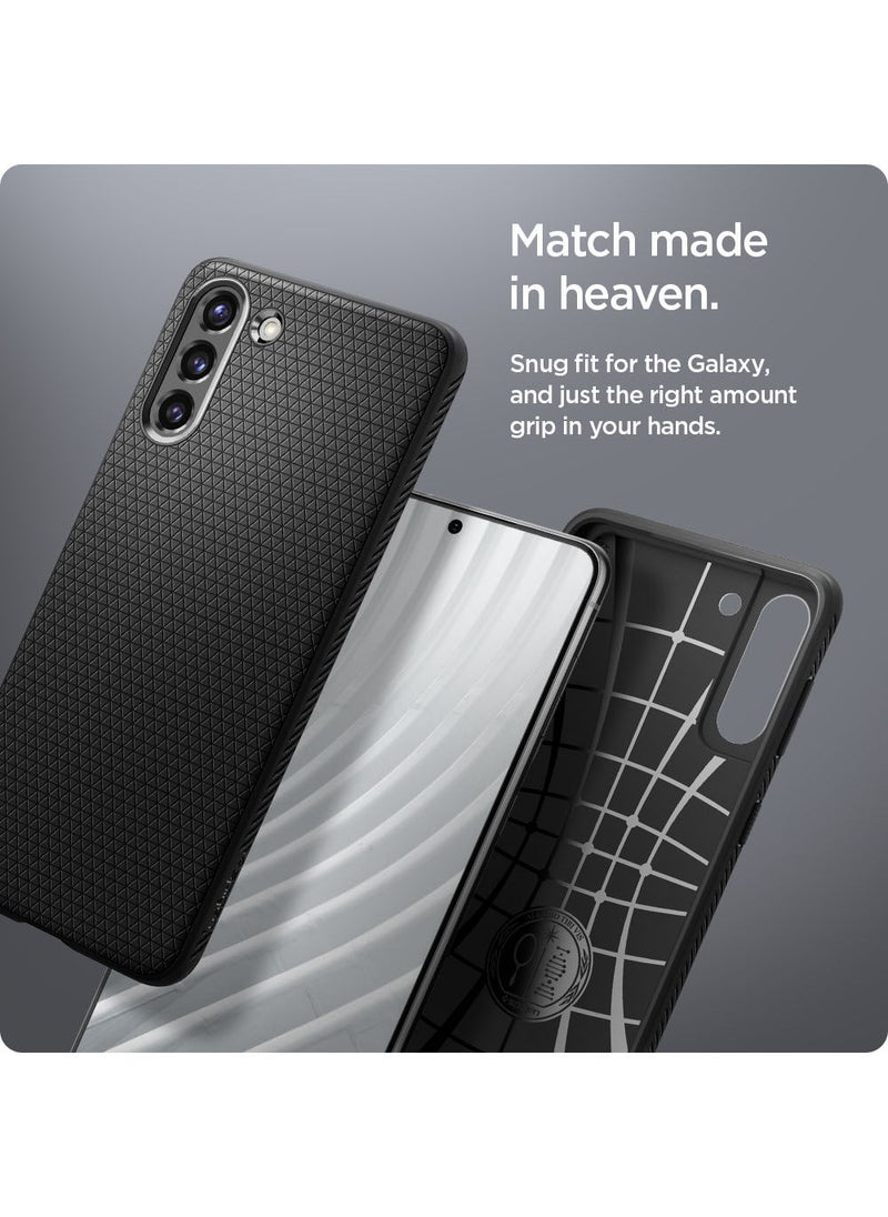 Liquid Air Samsung Galaxy S21 Plus Case Cover - Matte Black