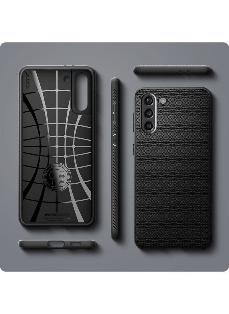 Liquid Air Samsung Galaxy S21 Plus Case Cover - Matte Black
