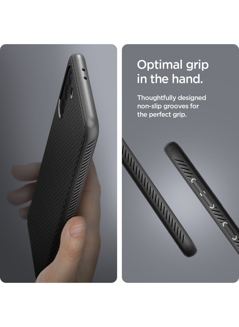 Liquid Air Samsung Galaxy S21 Plus Case Cover - Matte Black