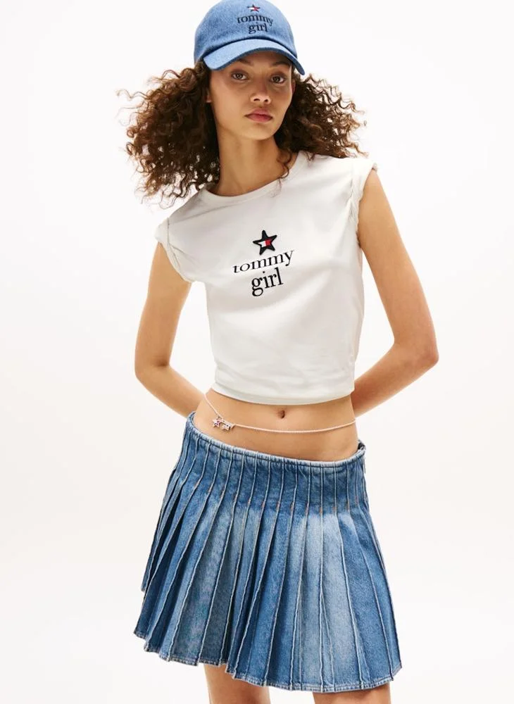 تومي جينز Graphic Crew Neck T-shirt