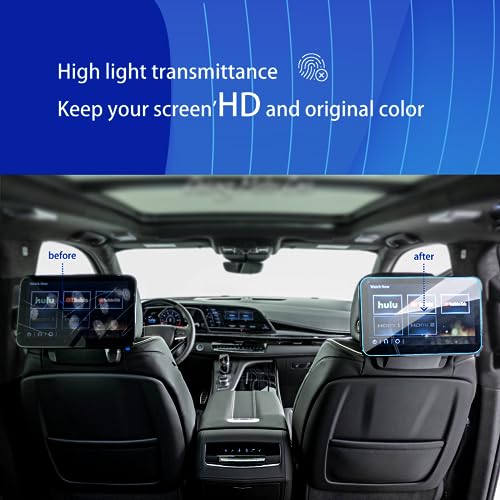 XXCIWP 2Pack for 2024 2025 Escalade Screen Protector 2021 2022 2023 2024 Cadillac Escalade/Escalade-V Accessories Rear Seat TV Dual 12.6-inch Soft Screen Protector 2024 Cadillac Escalade - Image 3