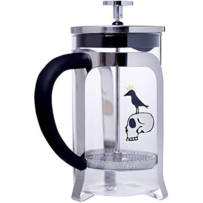 Biggdesign French Press Coffee And Tea Maker Borosilicate Glass Coffee Press Stainless Steel Filter Durable And Heat Resistant Silver 600 Ml 20 Oz - Image 4