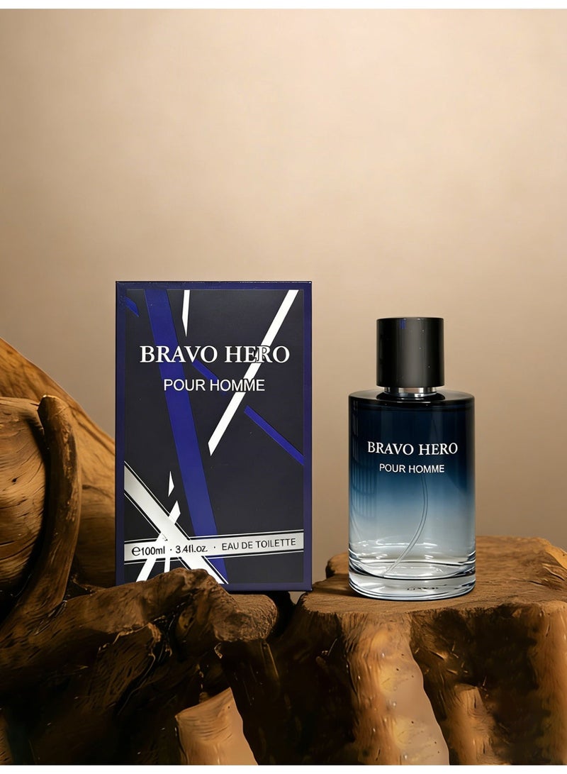 V.V. LOVE V.V.LOVE/BRAVO HERO EAU DE TOILETTE/Fouquid Men's Perfume/100ML - Image 5