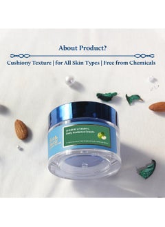Blue Nectar Natural Vitamin C Face Cream for Glowing Skin, Dark Spot Removal Cream for Women with Green Apple and Almond Oil (13 Herbs, 50g)  - Image 5