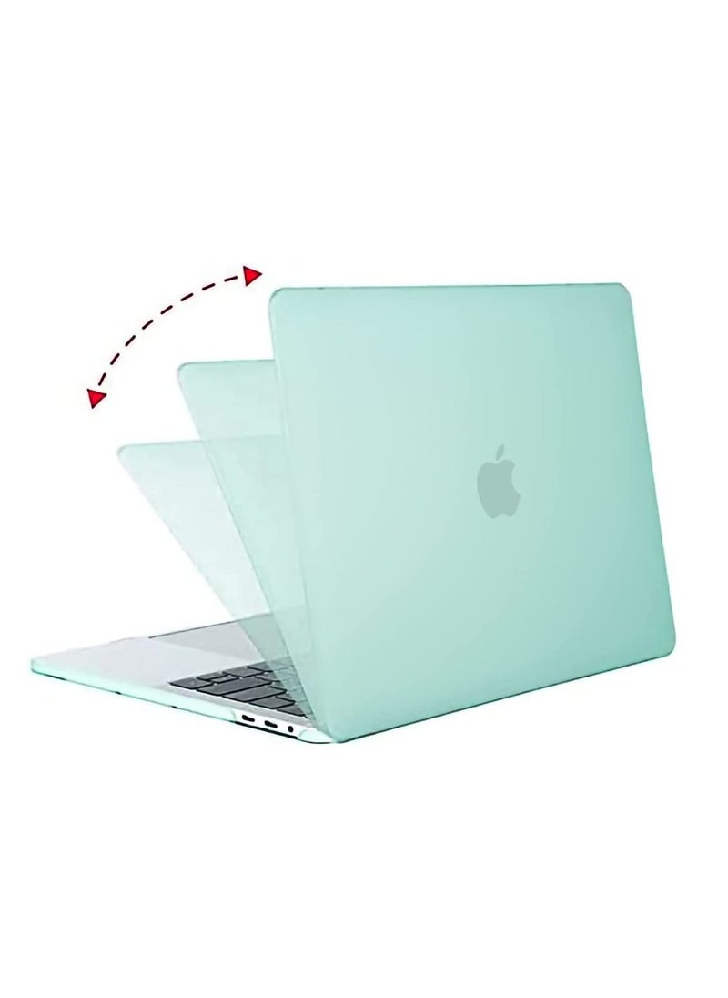 MacBook Pro 13 inch Case M2 /2022 /2021 /2020-2016 A2338 M1 A2251 A2289 A2159 A1989 A1708 A1706 with/Without Touch Bar Plastic Hard Shell & Screen Protector Mint Green