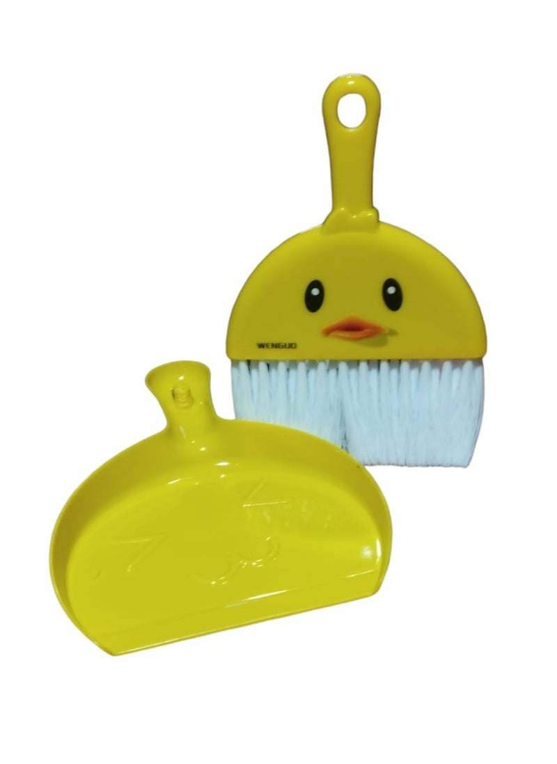 Generic Mini Duck Dustpan with Brush  - Image 1