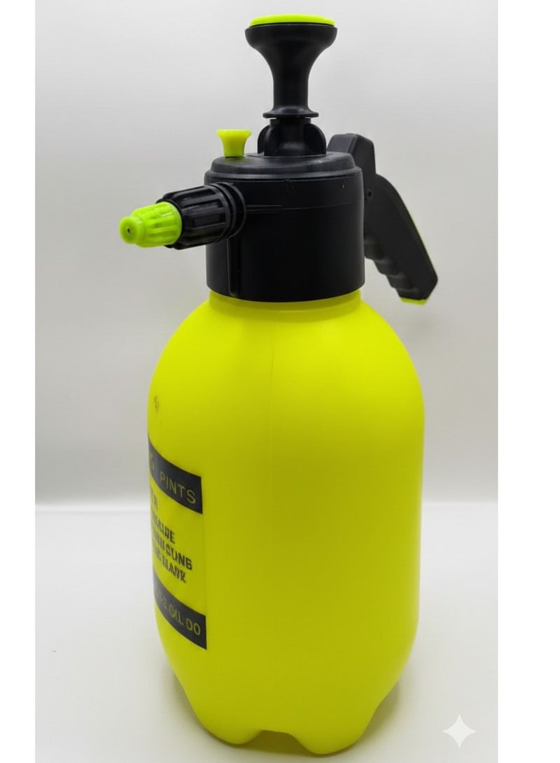 كوالتي رشاش الماء المحمول بسعة 2 لتر بضغط زجاجة رذاذ مستر بفوهة قابلة للتعديل لسقي نباتات الحديقة وغسيل السيارات - Image 4