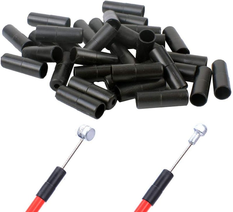 Saipor Saiper 200pcs Bike Derailleur Shift and Brake Wire Cable Housing Ferrule End Caps, 100 pcs for 4mm derailleur /100 pcs for 5mm Brake Cable - Image 3