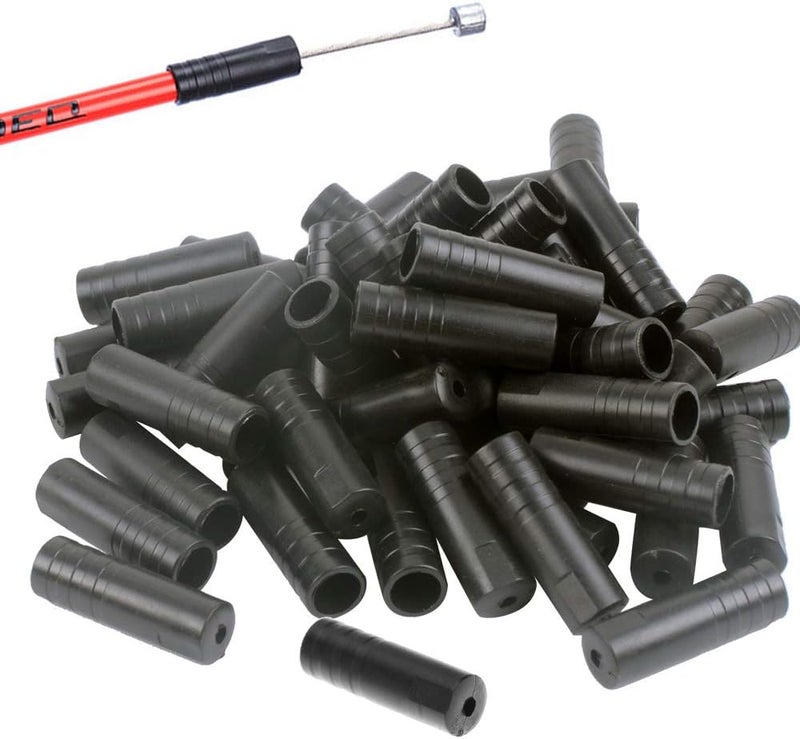 Saipor Saiper 200pcs Bike Derailleur Shift and Brake Wire Cable Housing Ferrule End Caps, 100 pcs for 4mm derailleur /100 pcs for 5mm Brake Cable - Image 2