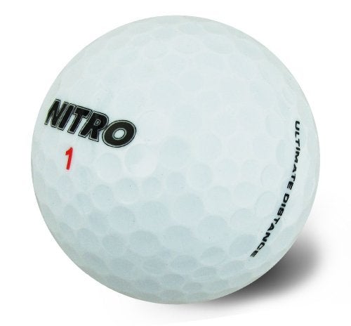 Nitro Long Distance High-Durability Golf Balls (15PK) All Levels Ultimate Distance Titanium Core High Velocity Great Stop & Sticking Ability Golf Balls USGA Approved-Total of 15-White - Image 4