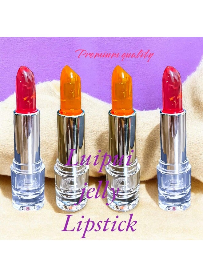 Lui Pui LUIPUI Long Lasting Super Natural Pink Color Changing Combo Lipstick, (pack of 4) - Image 2