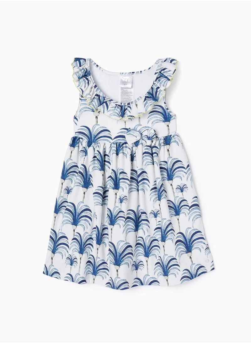 Zippy Zippy Dress With Bow Uv 80 Protection For Girls