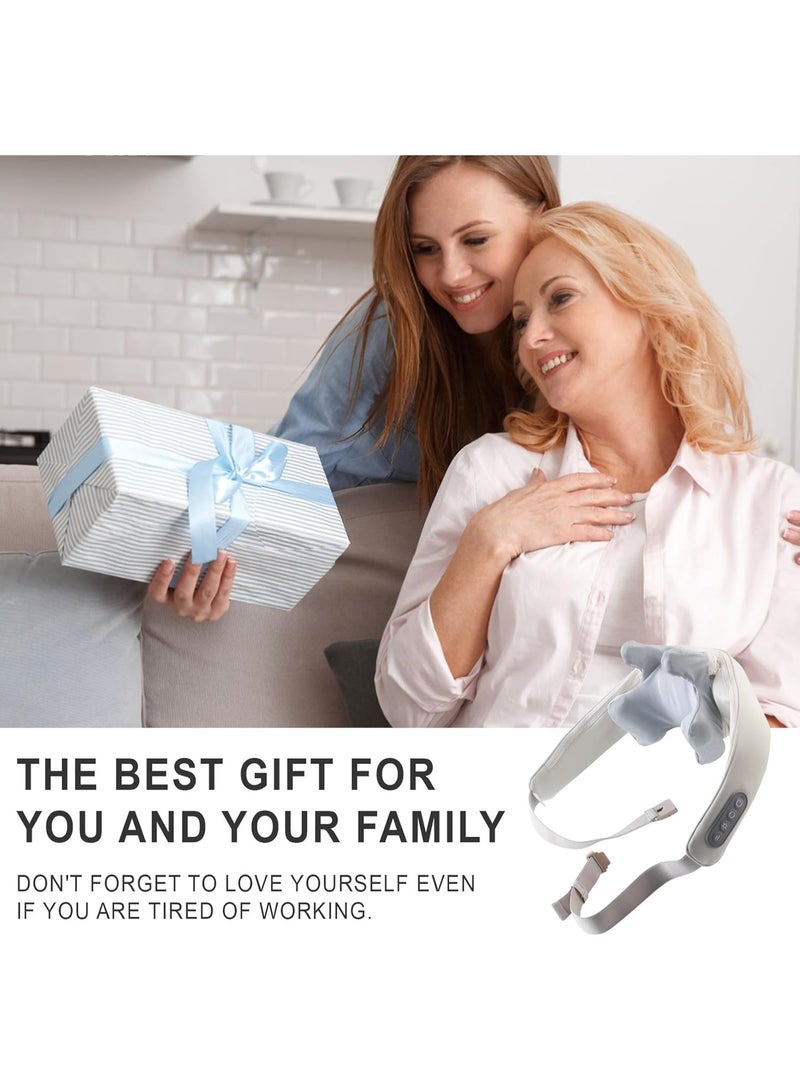 Neck and Shoulder Massager with Heat – 3D Shiatsu Deep Tissue Kneading – 2 Massage Modes – Electric Back & Shoulder Massager for Muscle Relaxation - Image 4