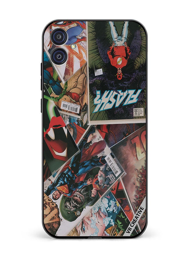 VR CREATIVE Protective Case Cover For Samsung Galaxy M04/F04 Marvel Comic Design Multicolour - Image 1