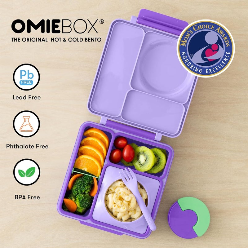 OMIE Box Kids Bento Lunch Box, Stainless Steel Bowl, 250ml, New Colour (Lilac Purple) - Image 3